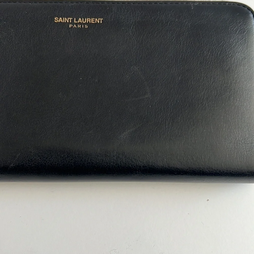 Saint Laurent EUC zippered wallet. - Picture 3 of 8